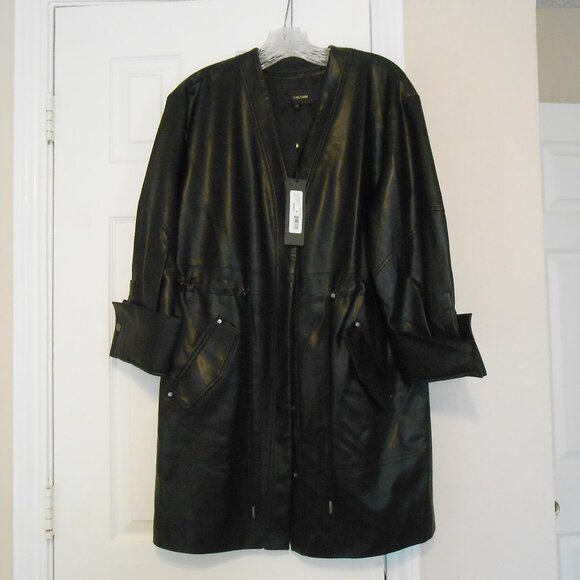 Kobi Halperin Faux Leather Jasmine Coat NWT - Picture 1 of 12
